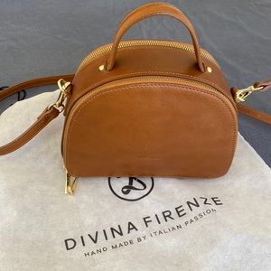Divina Firenze Crossbody Leather Bag made in Italy